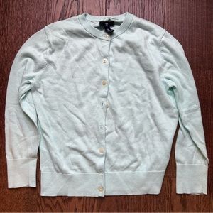MINT GREEN CARDIGAN 100% COTTON SIZE M - GAP